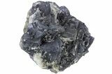 Purple, Cubic Fluorite Crystal Cluster - Pakistan #221244-1